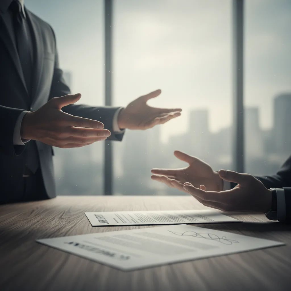 Consultant RH accompagnant un cadre dans sa négociation